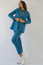 Load image into Gallery viewer, Teal Co-ord Longline Blazer
