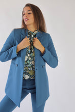 Load image into Gallery viewer, Teal Co-ord Longline Blazer
