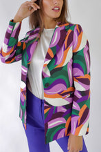 Carica l&#39;immagine nel visualizzatore di Gallery, Multi-color Fantasy Longline Blazer
