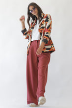 Carica l&#39;immagine nel visualizzatore di Gallery, Wide Leg Pence Trousers Burnt Ochre
